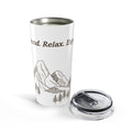 20oz Mountain Tumbler - "Ground. Relax. Explore." Travel Mug