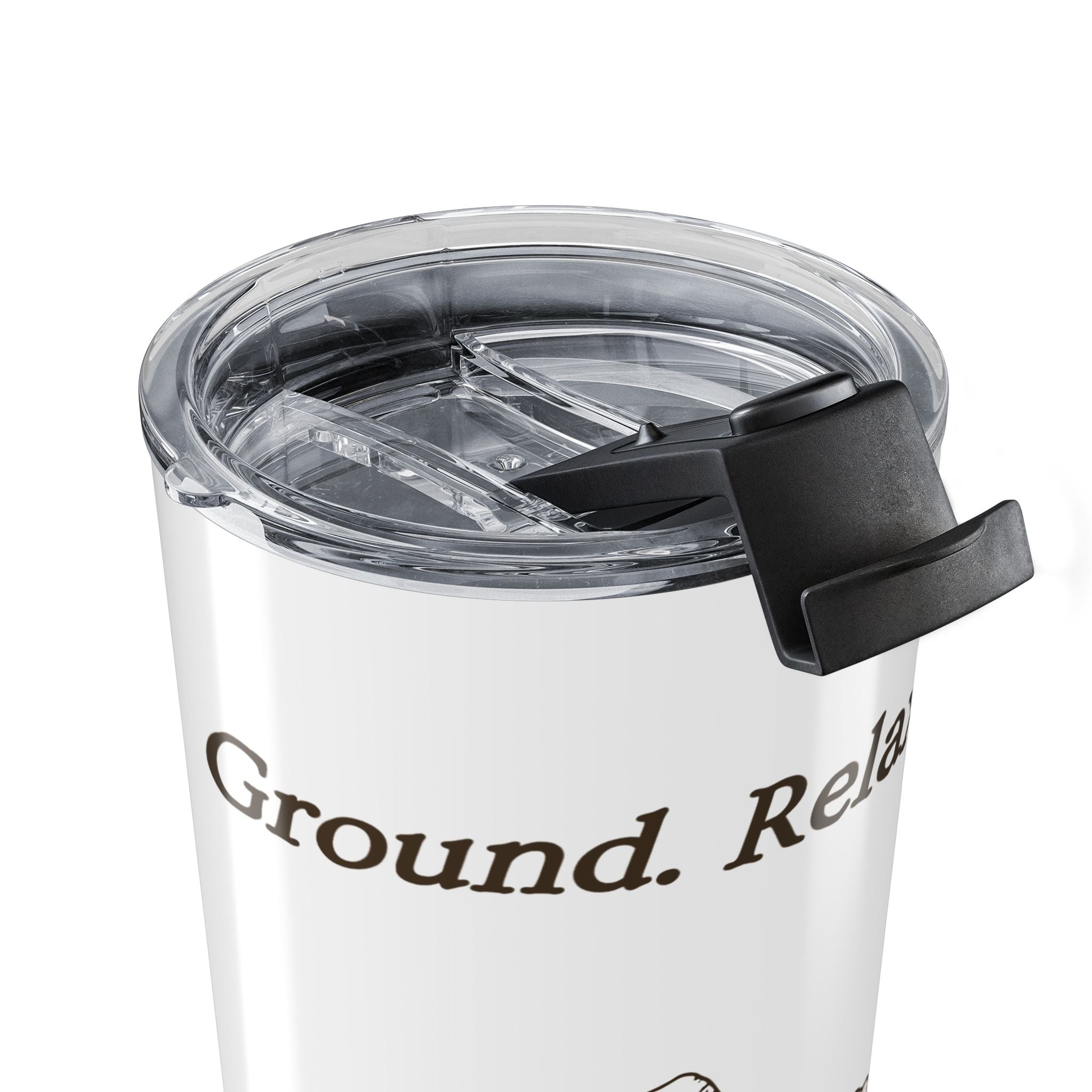 20oz Mountain Tumbler - "Ground. Relax. Explore." Travel Mug