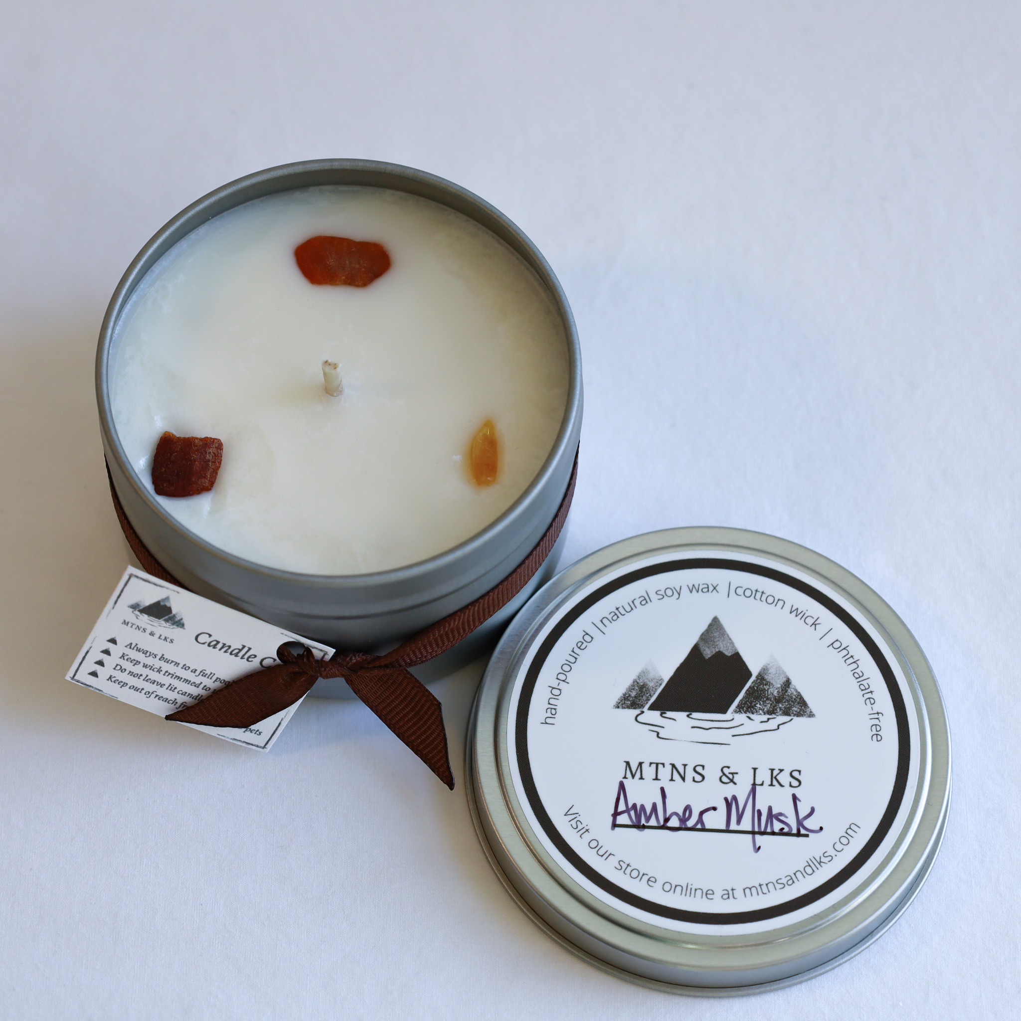 Amber Musk Natural Soy Wax Candle