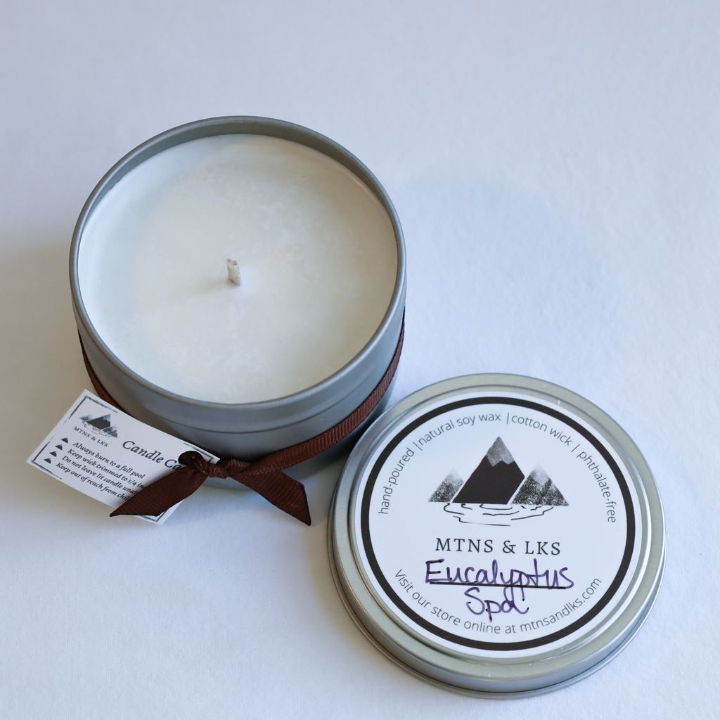 Eucalyptus Spa Natural Soy Wax Candle