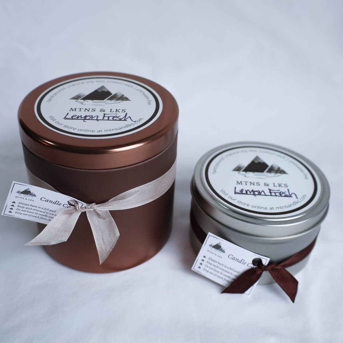 Lemon Fresh Natural Soy Wax Candle