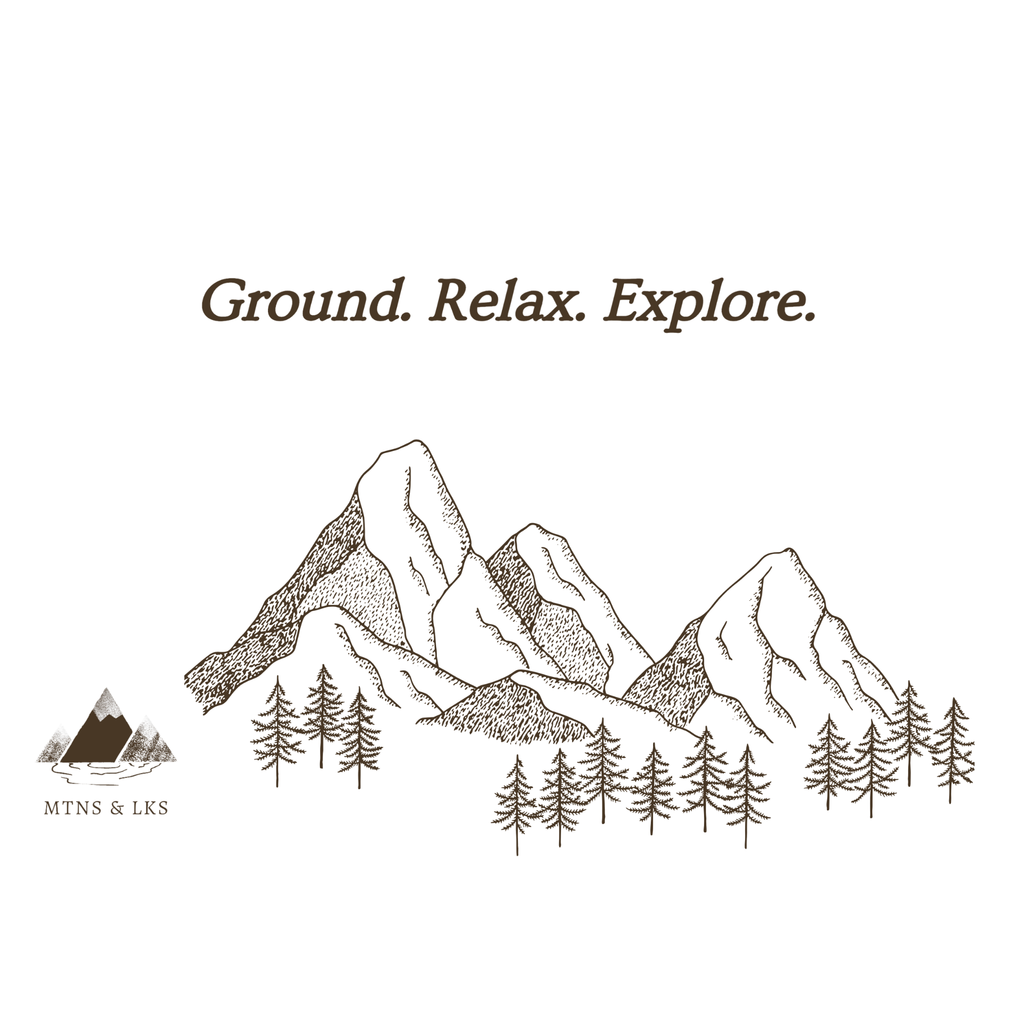20oz Mountain Tumbler - "Ground. Relax. Explore." Travel Mug