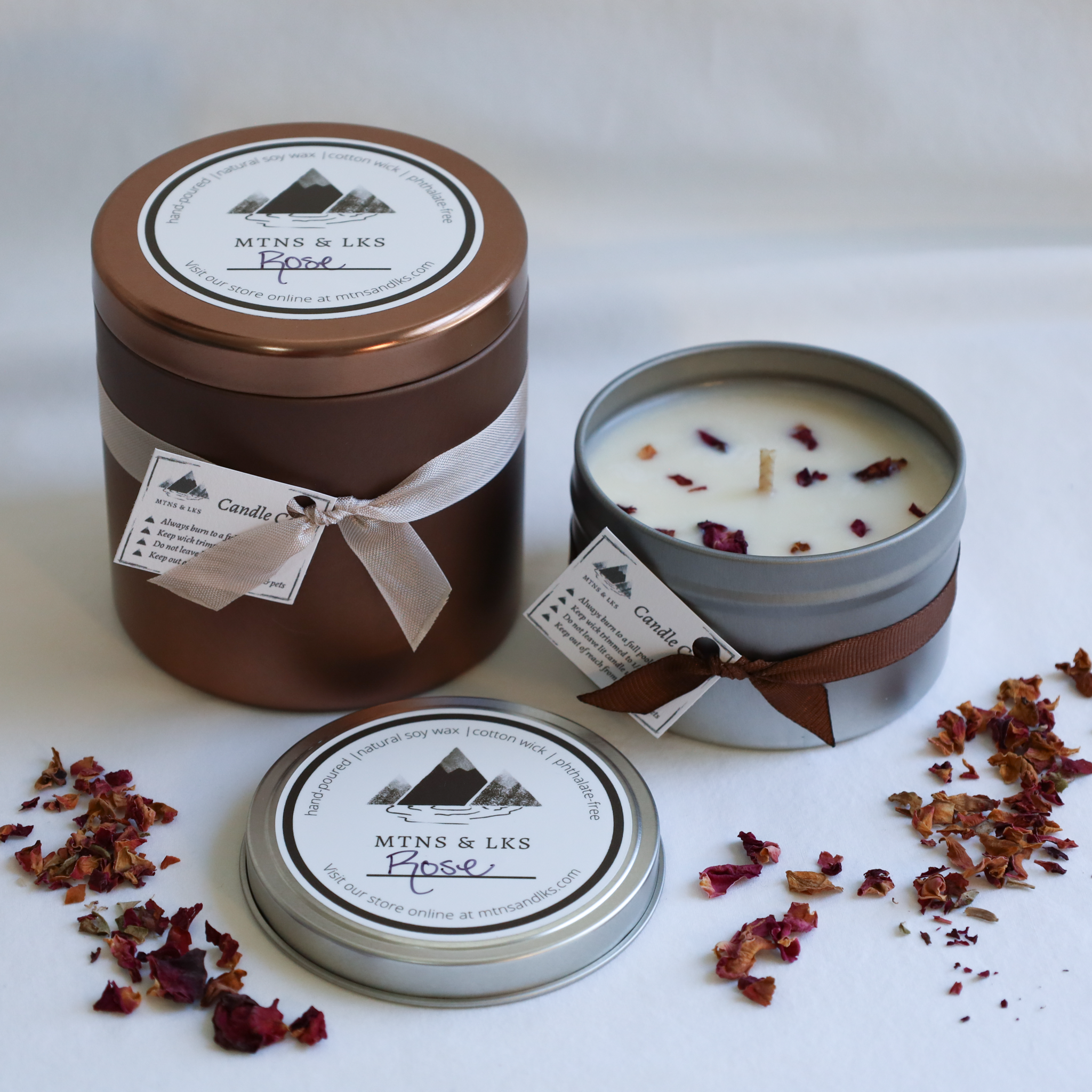 Rose Natural Soy Wax Candle