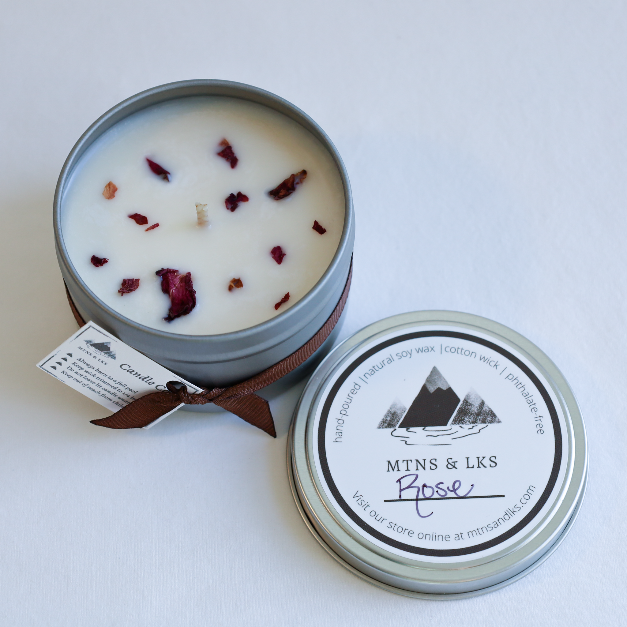Rose Natural Soy Wax Candle