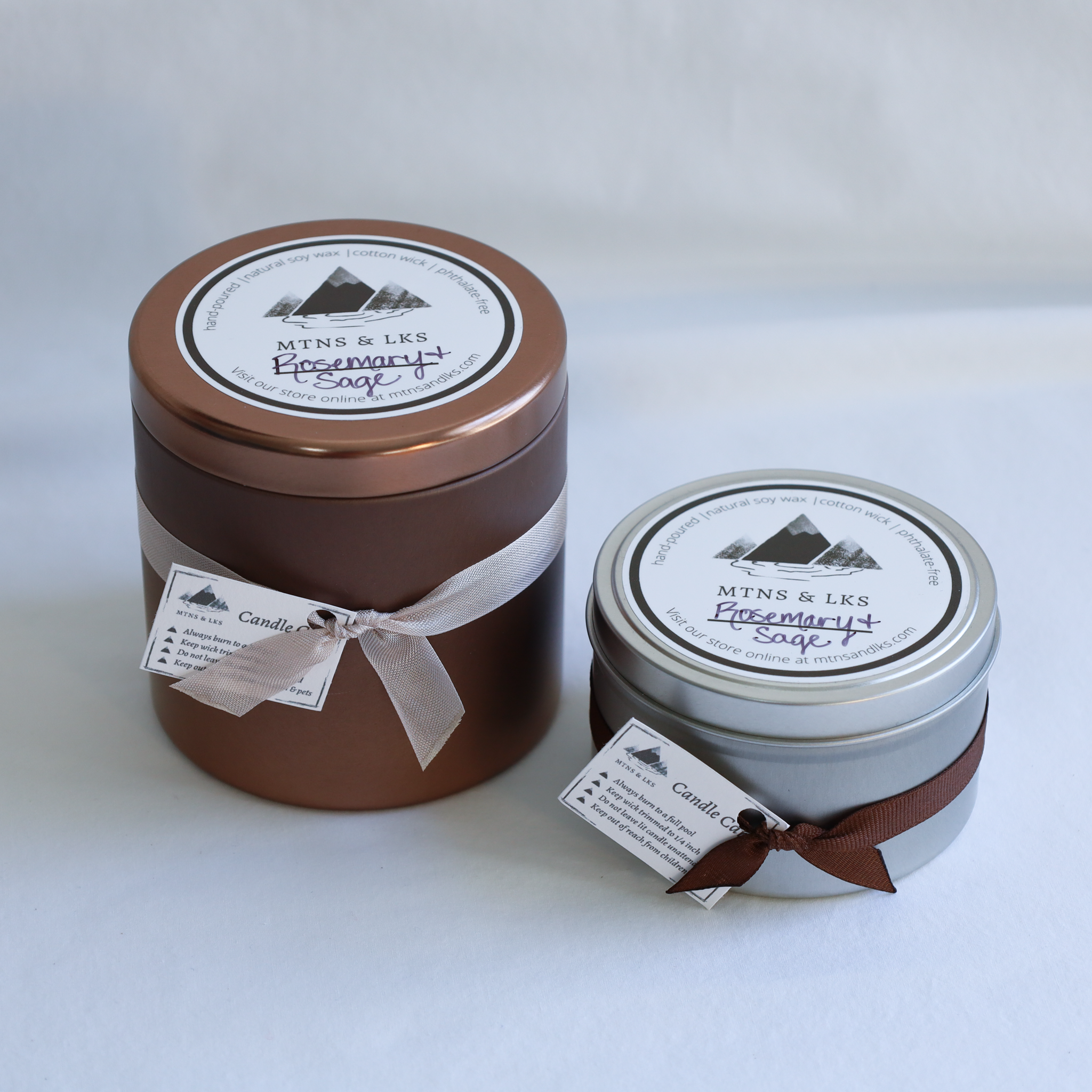 Rosemary & Sage Natural Soy Wax Candle