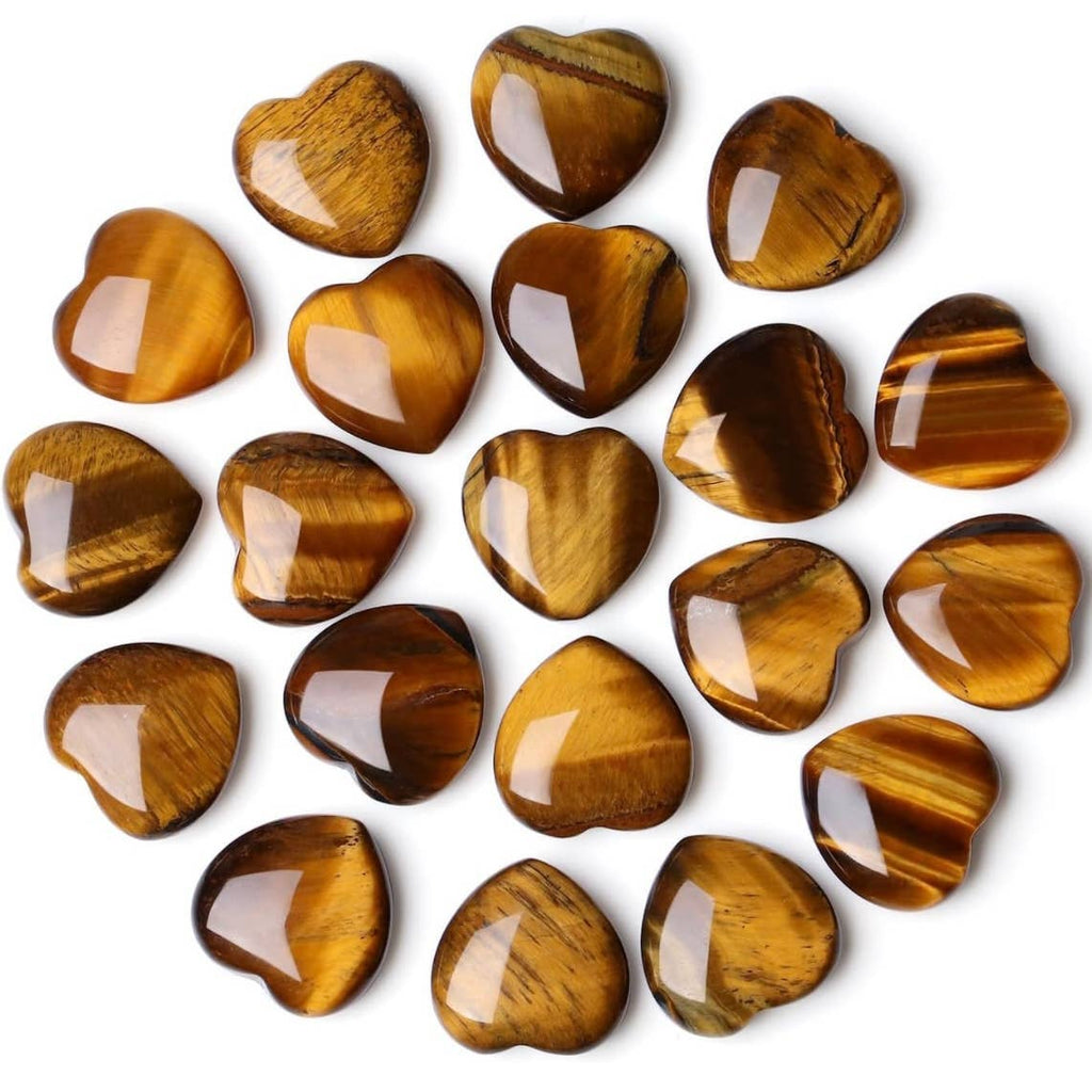 Tiger Eye Mini Heart