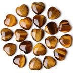 Tiger Eye Mini Heart